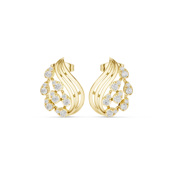 Nova Flare Lab Grown Diamond Earrings Hoops