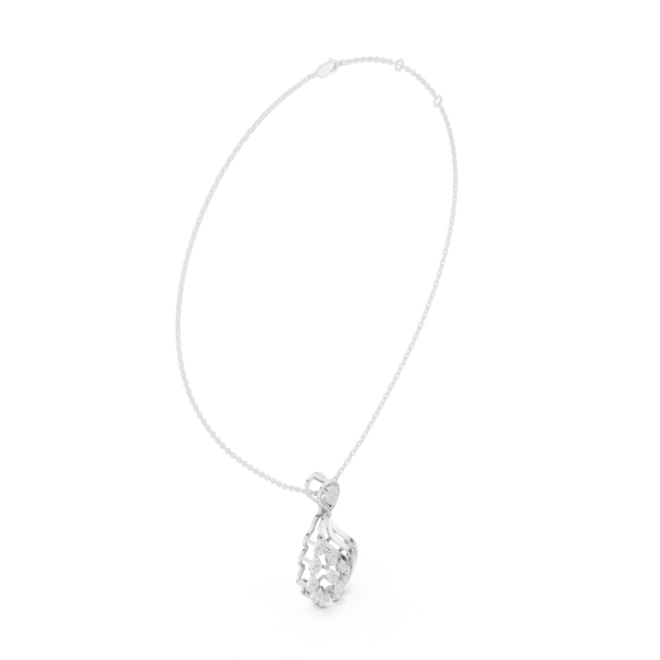Serene Twist Lab Grown Diamond Elegant Pendant