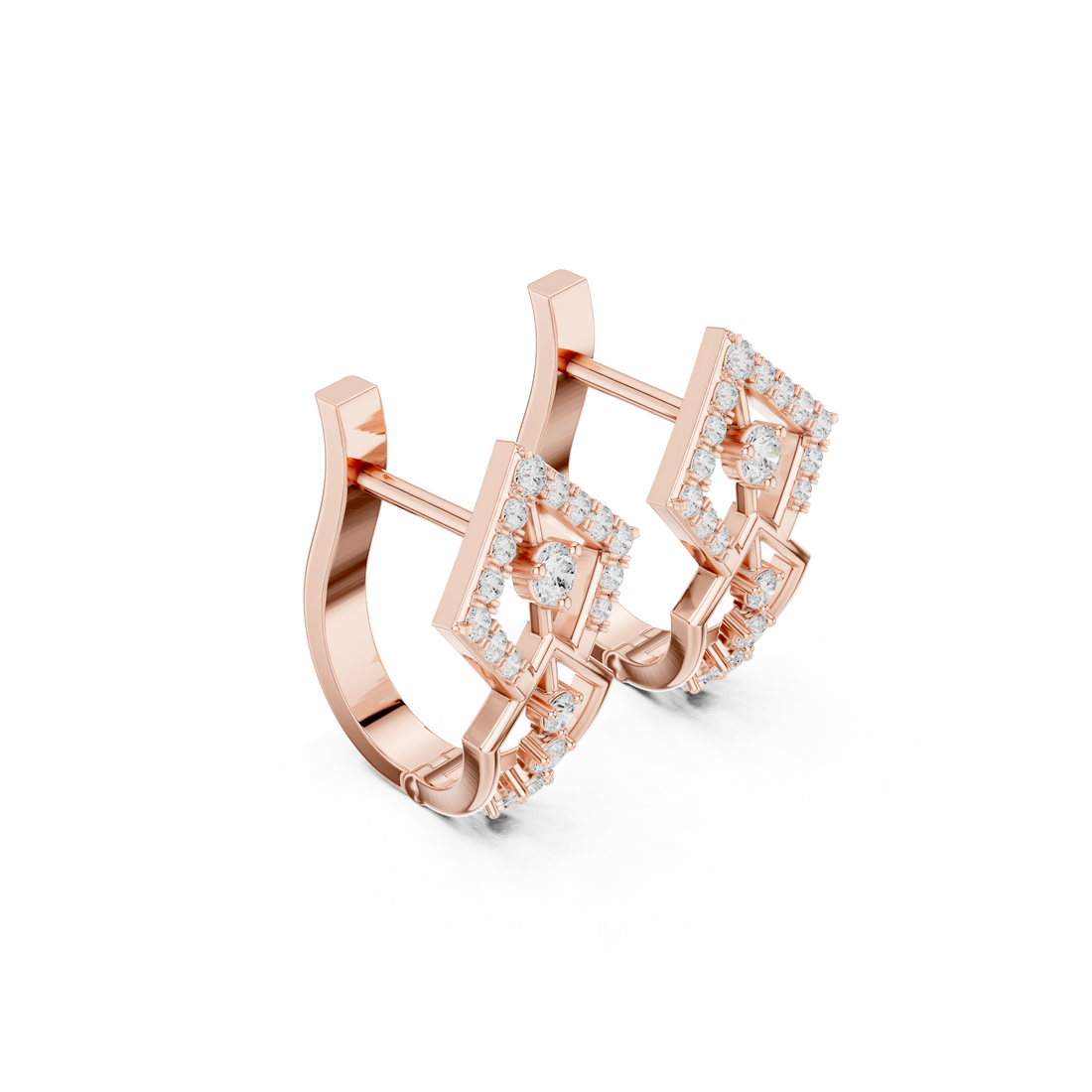 First Light lab grown diamond earring design