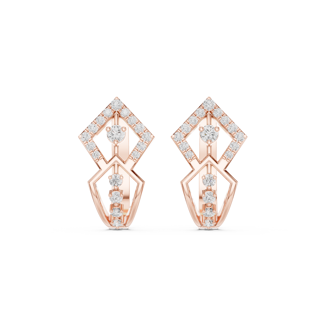 First Light lab grown diamond earring design