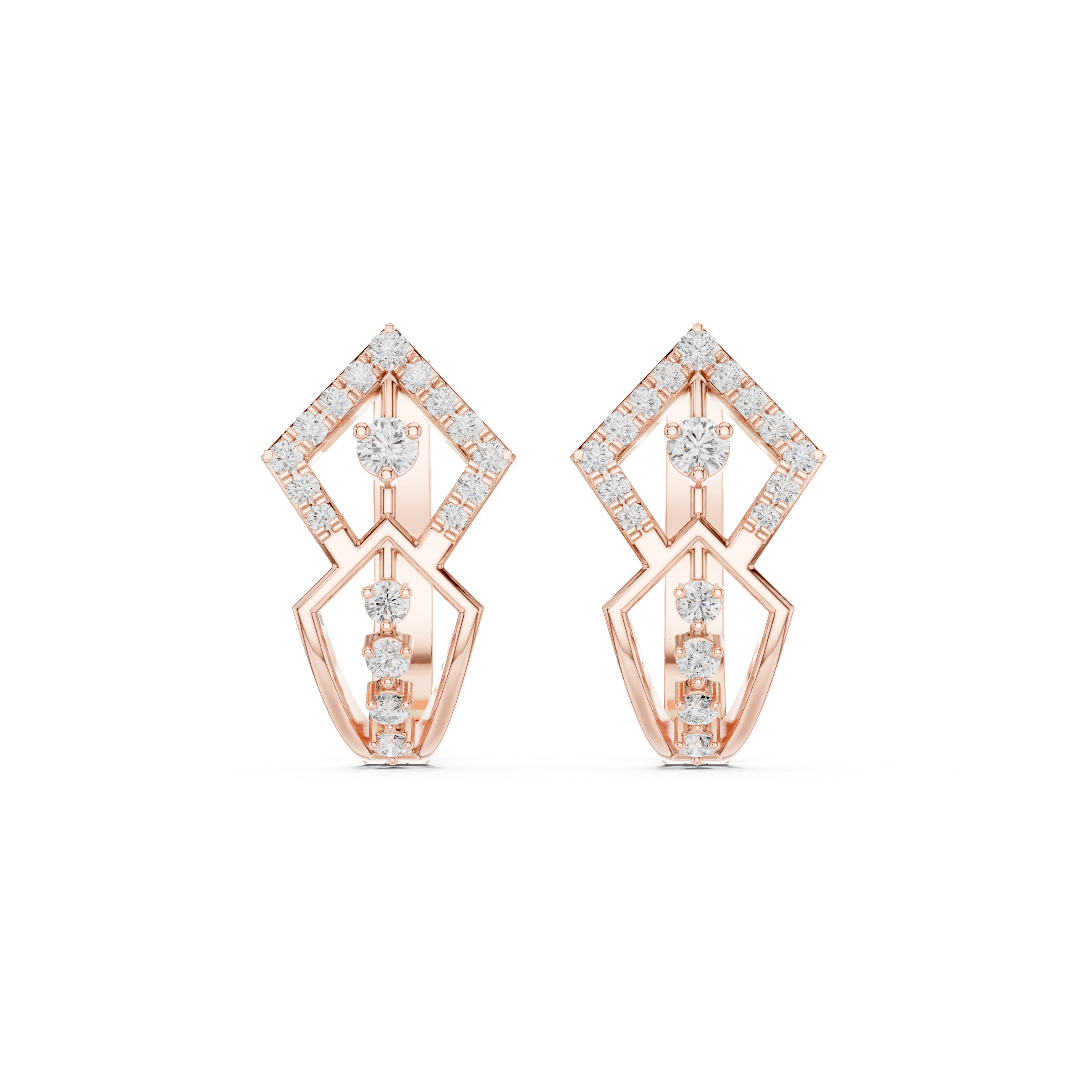 First Light lab grown diamond earring design