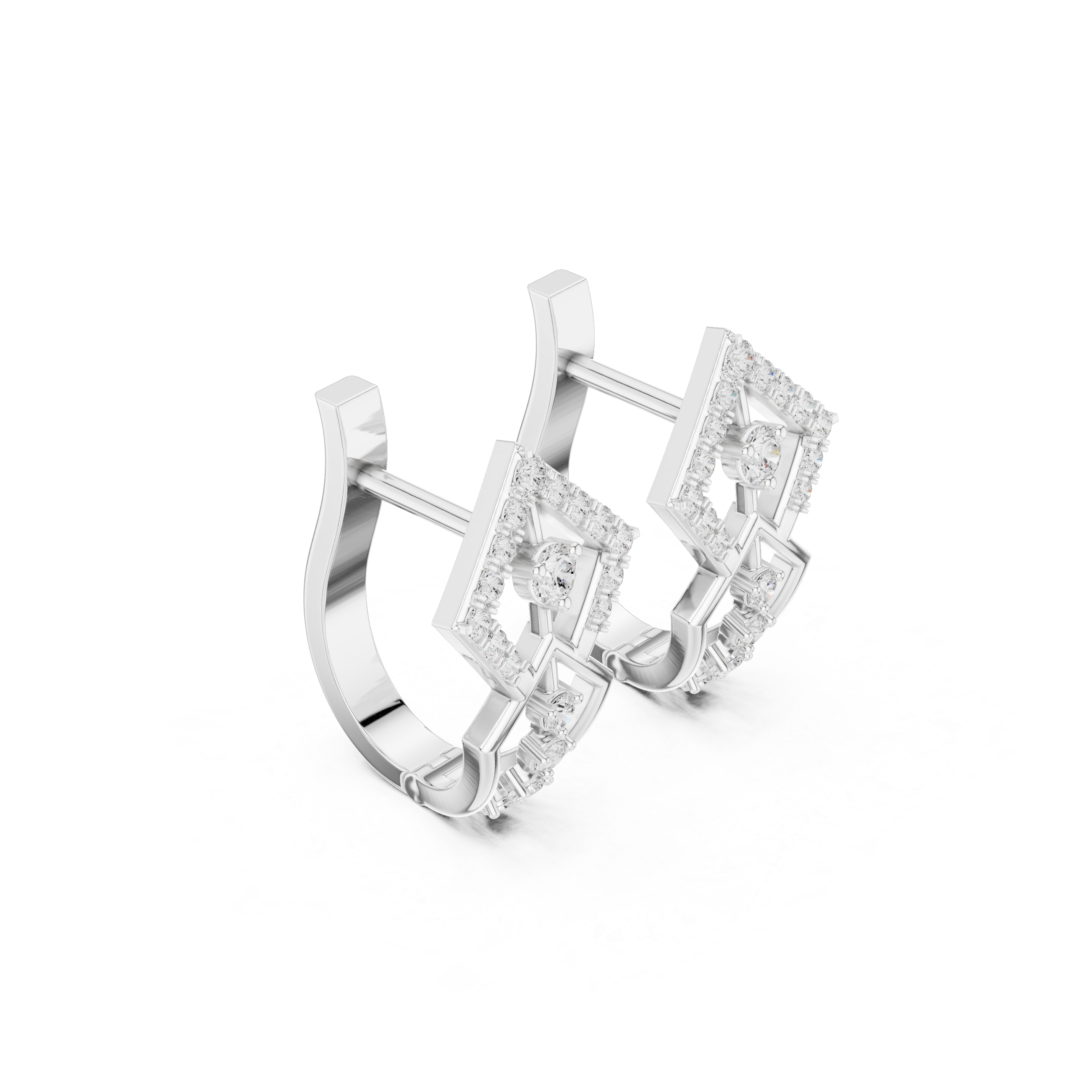 First Light lab grown diamond earring design
