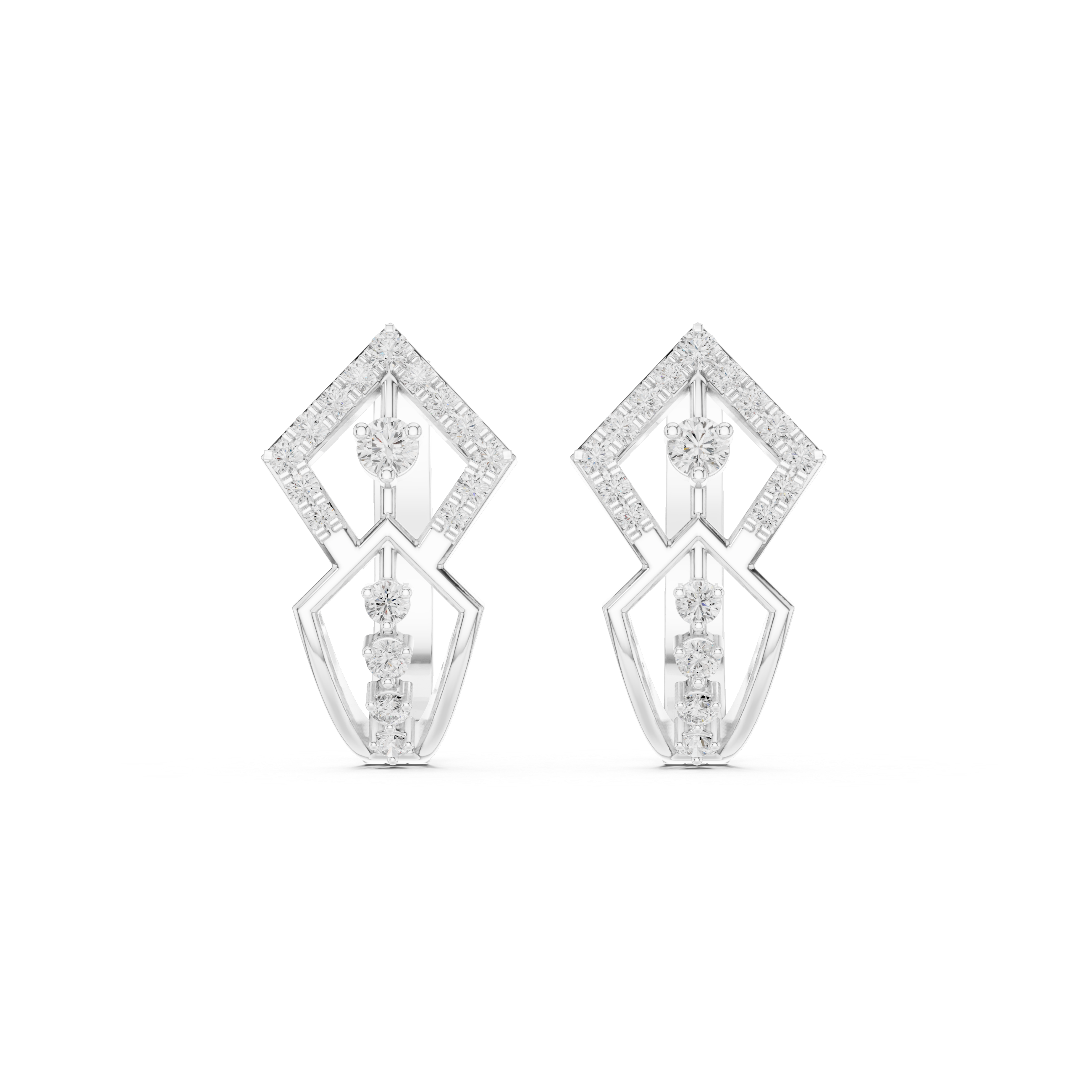 Linear Luxe Lab Grown Diamond Earrings Sets