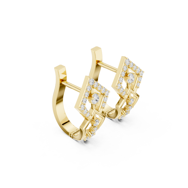 First Light lab grown diamond earring design