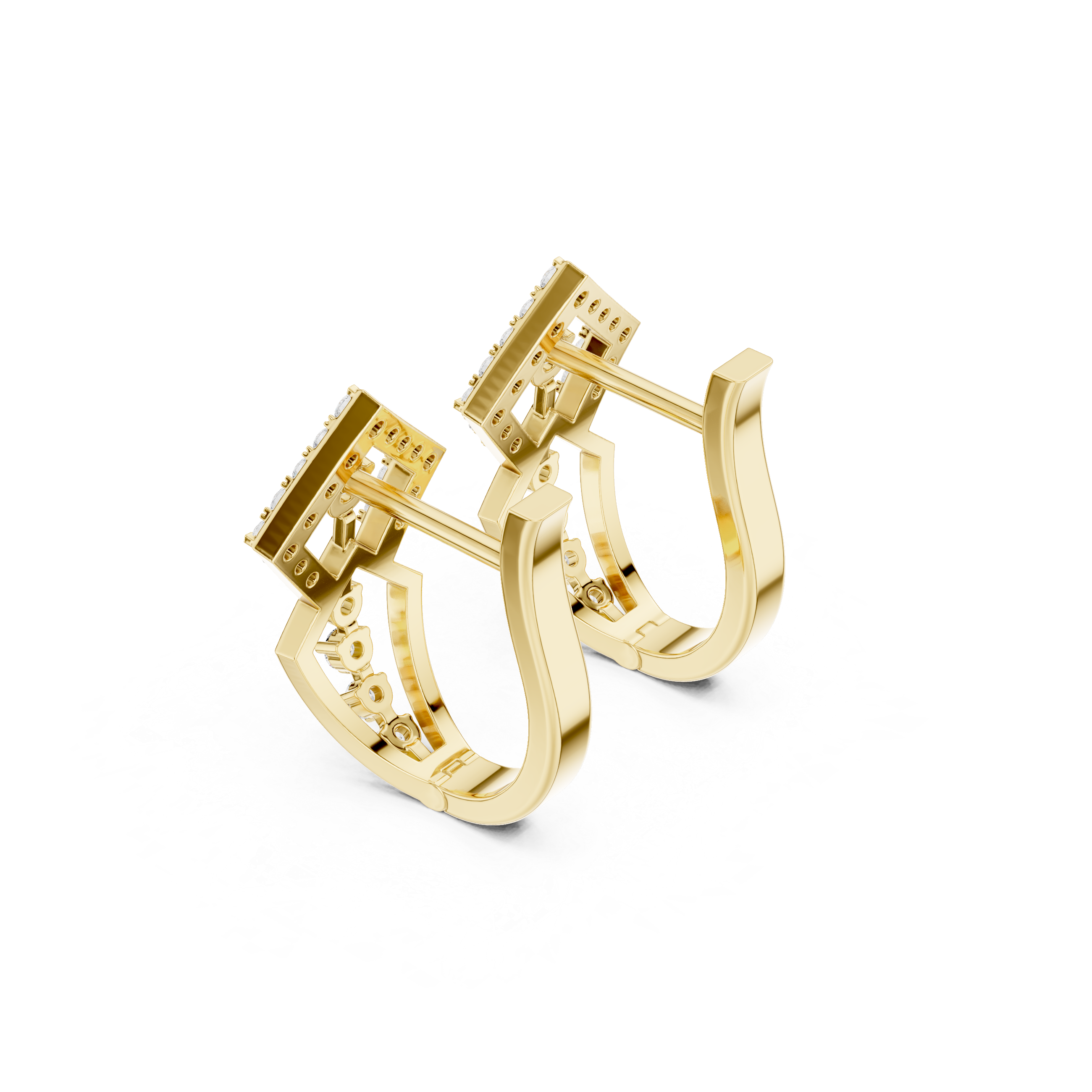 First Light lab grown diamond earring design