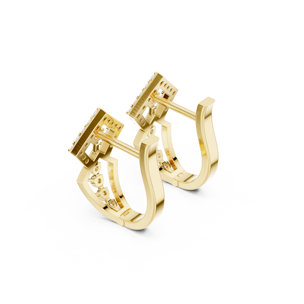 First Light lab grown diamond earring design