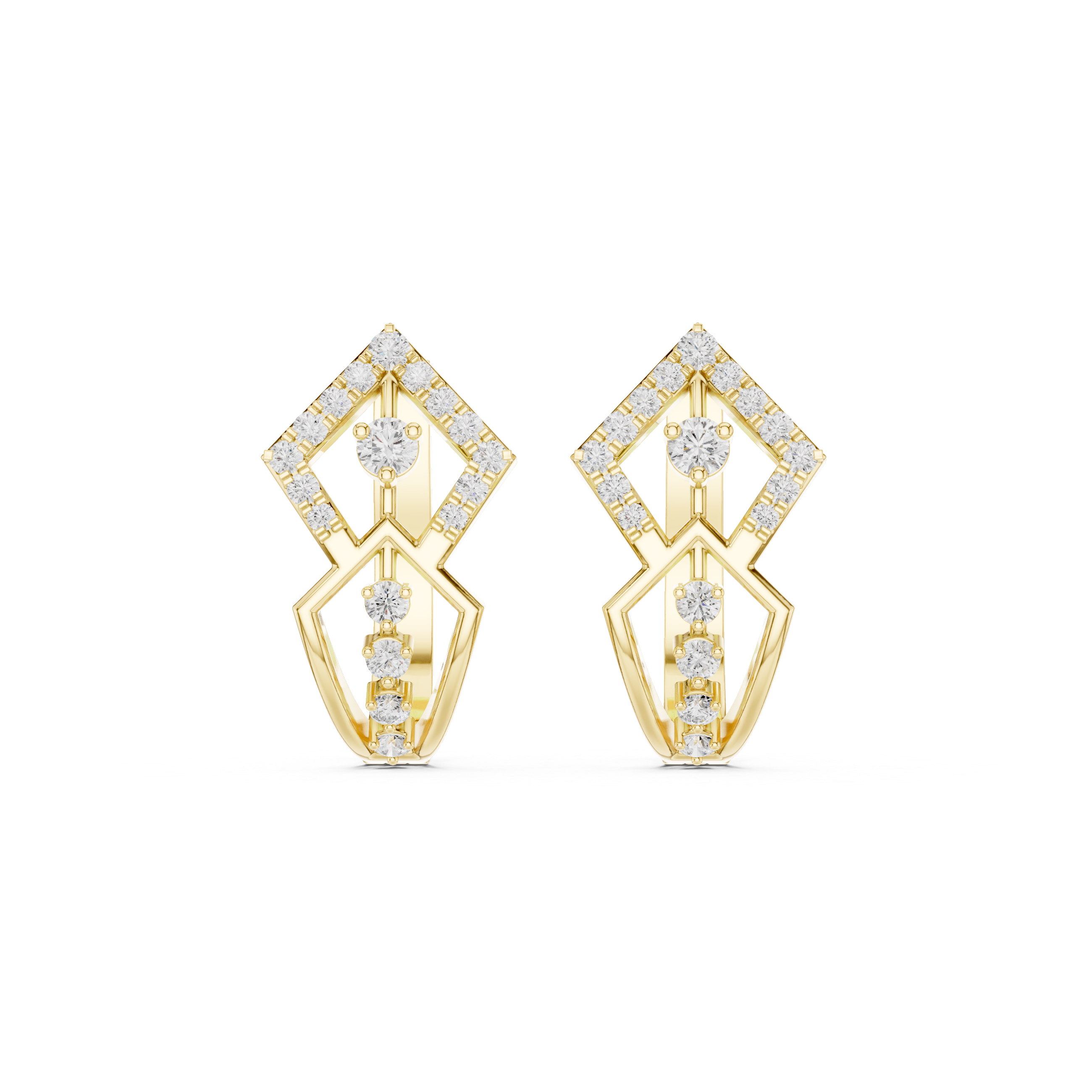 First Light lab grown diamond earring design