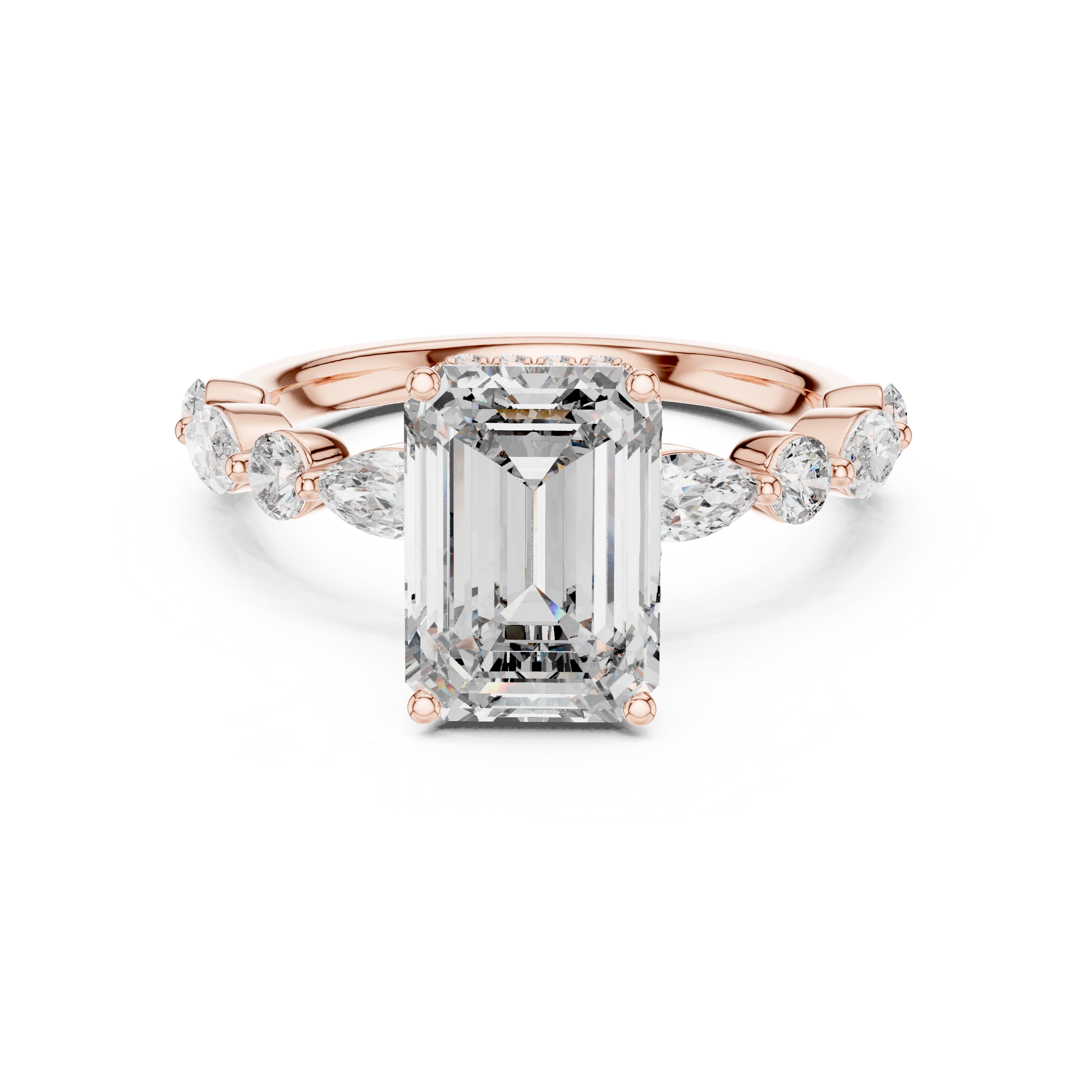 Royal Court lab grown diamond ring
