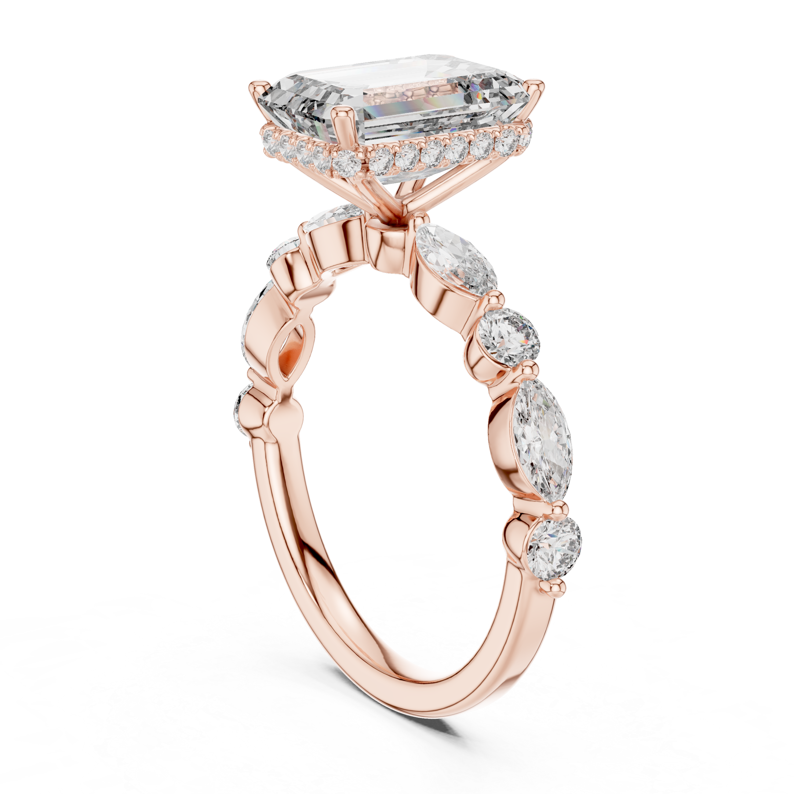 Royal Court lab grown diamond ring