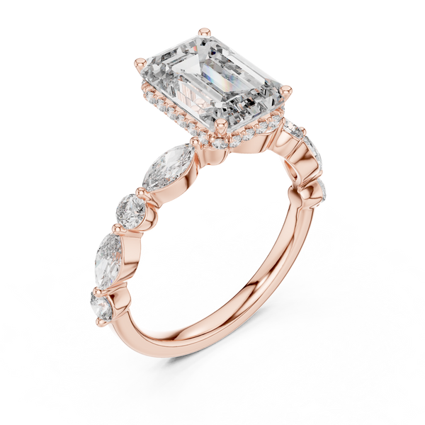 Royal Court lab grown diamond ring