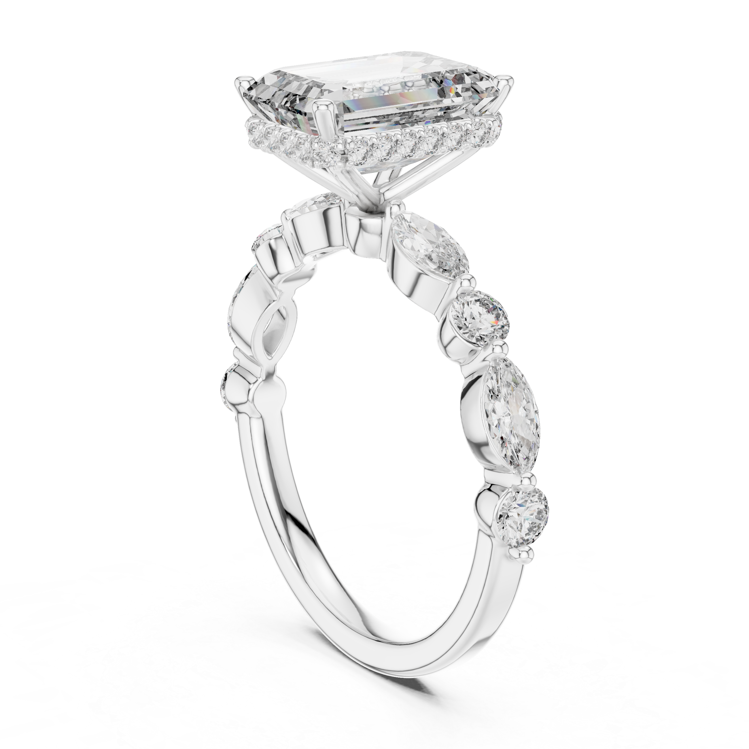 Royal Court lab grown diamond ring