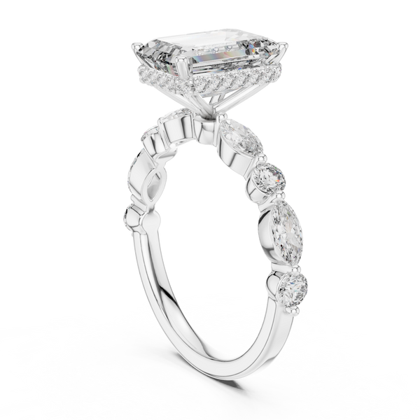 Royal Court lab grown diamond ring