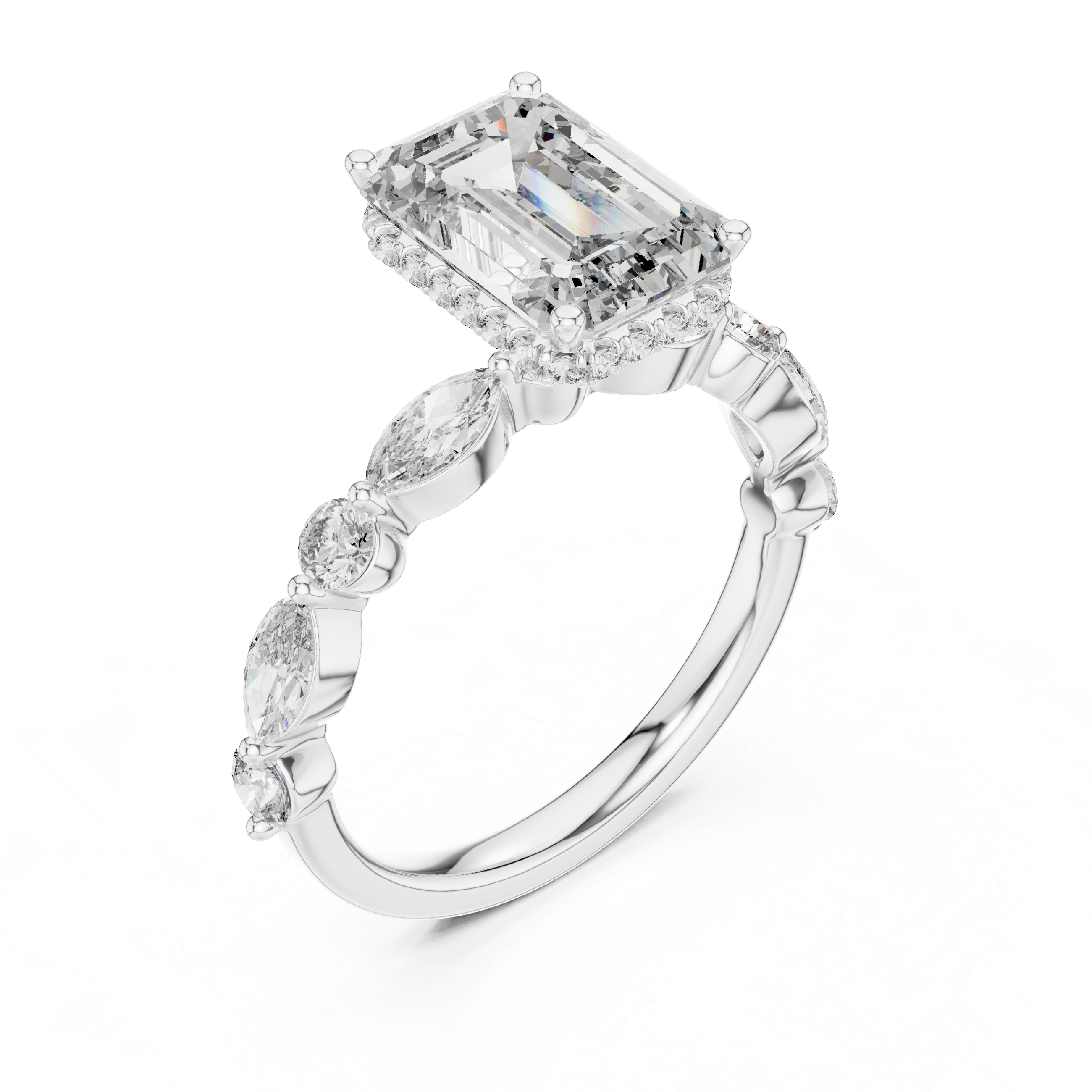 Royal Court lab grown diamond ring