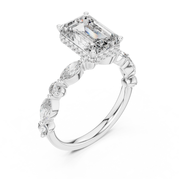 Royal Court lab grown diamond ring