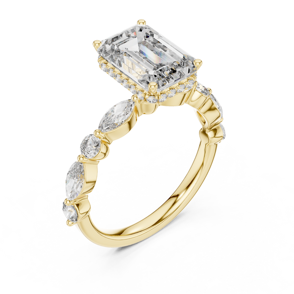 Royal Court lab grown diamond ring