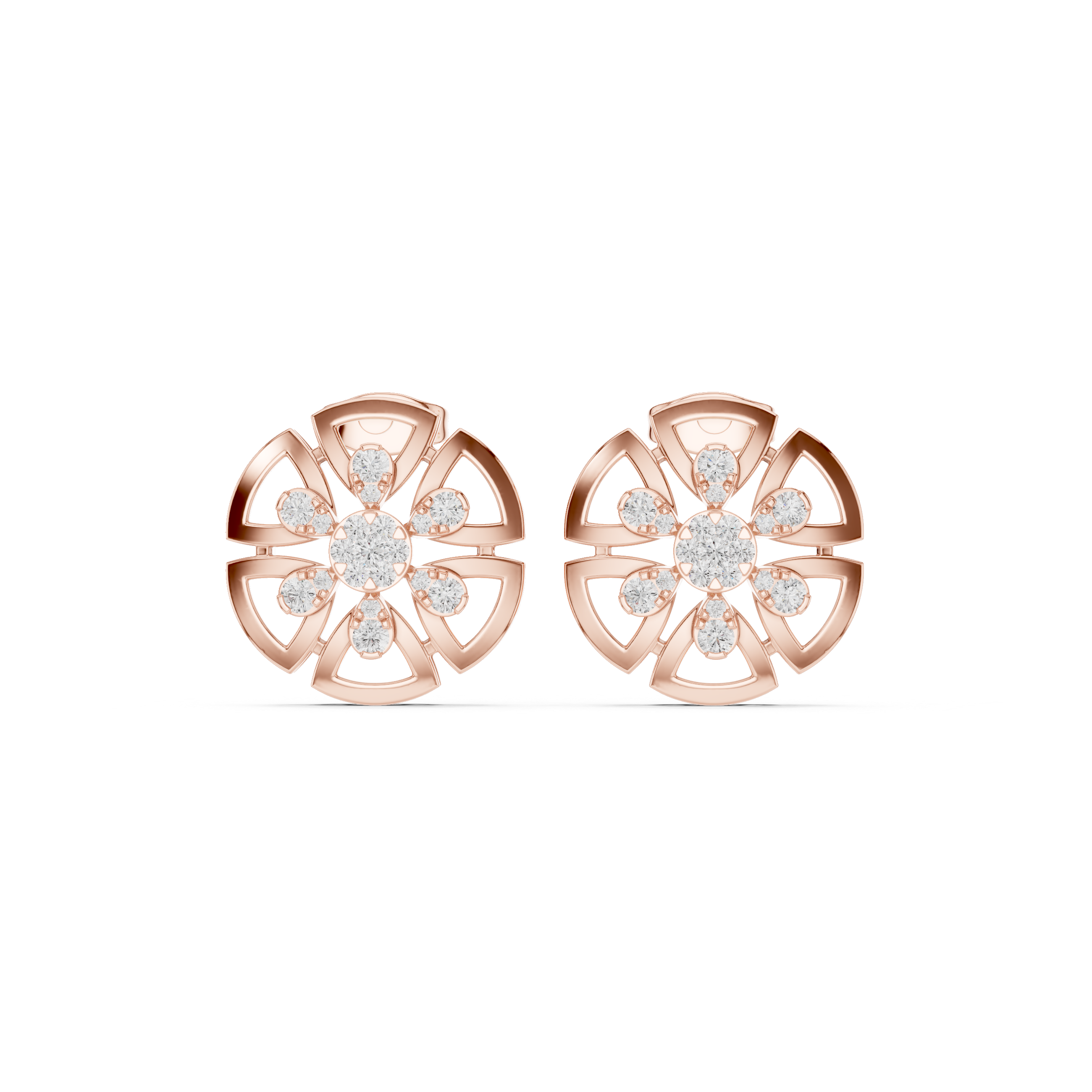 Silk Thread Lab Grown Diamond Earrings Drops