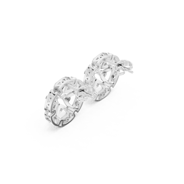 Silk Thread Lab Grown Diamond Earrings Drops