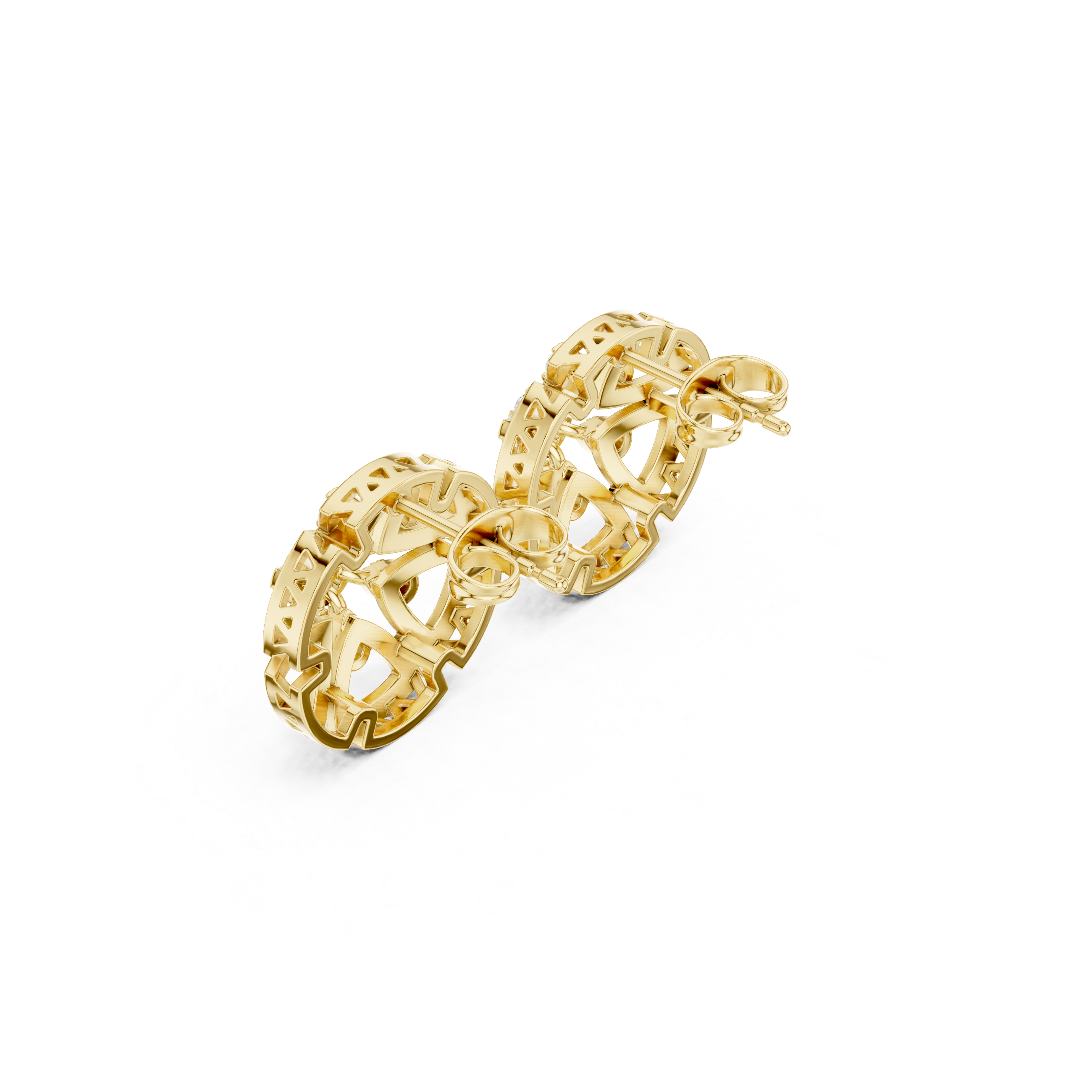 Silk Thread Lab Grown Diamond Earrings Drops