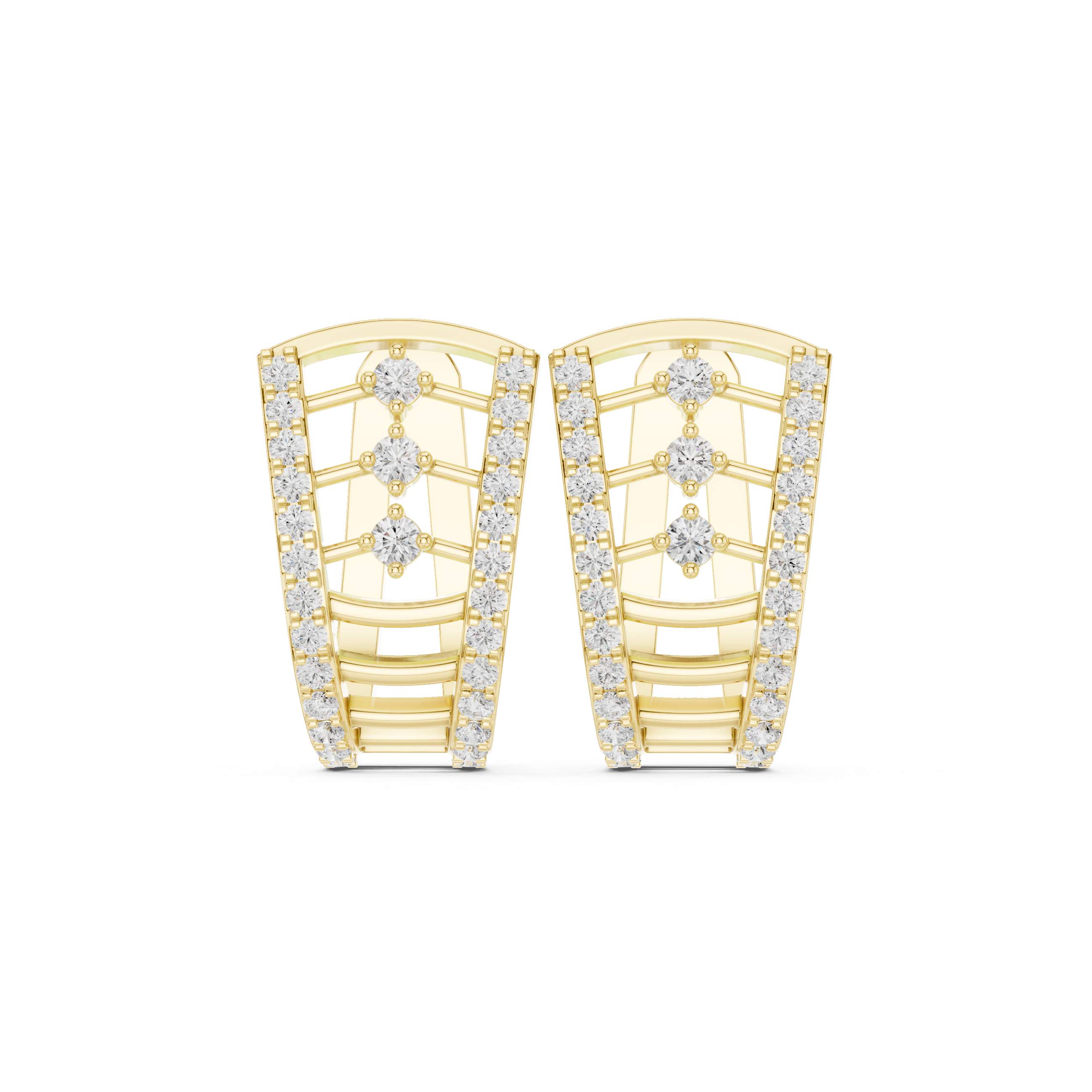 World View lab grown diamond earring design