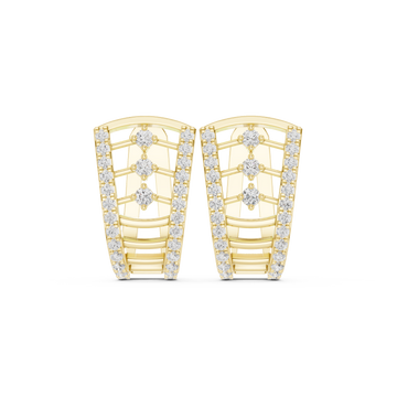 World View lab grown diamond earring design