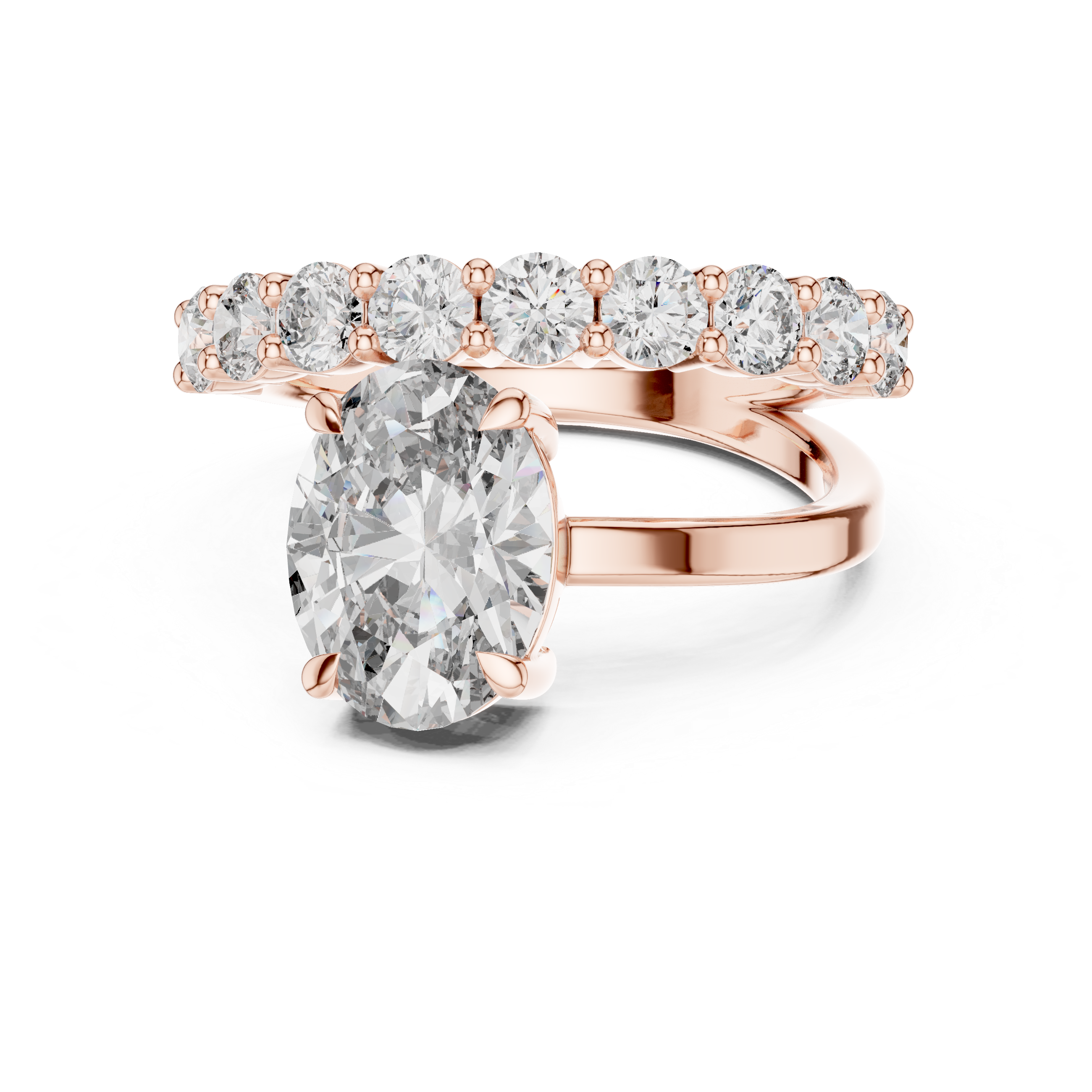 Lyric Poem lab grown diamond ring