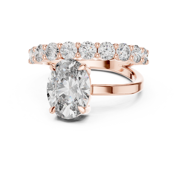 Lyric Poem lab grown diamond ring