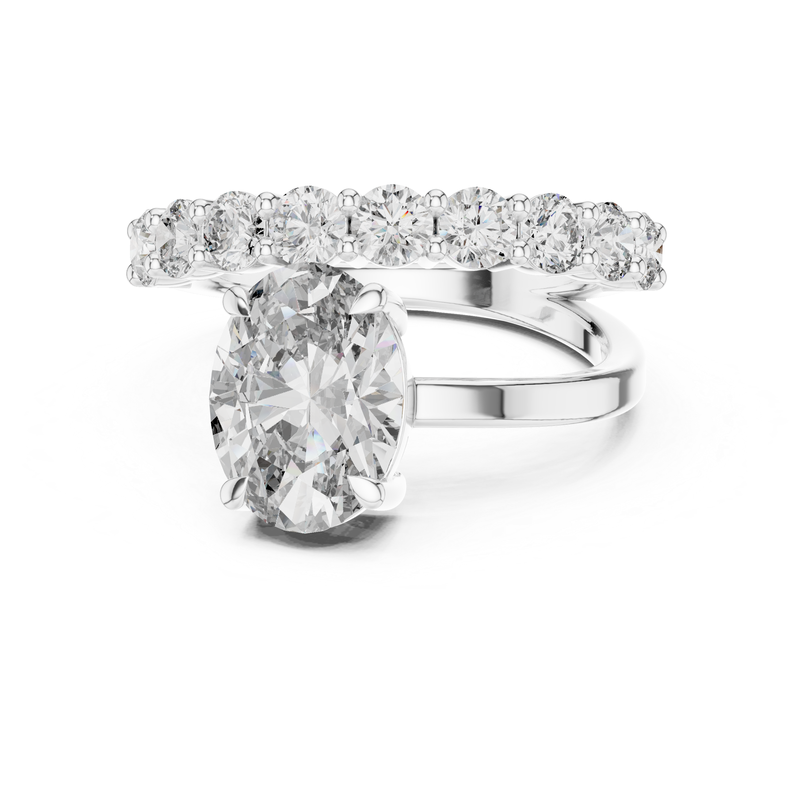Lyric Poem lab grown diamond ring