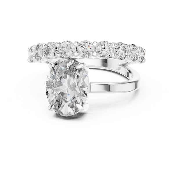 Lyric Poem lab grown diamond ring