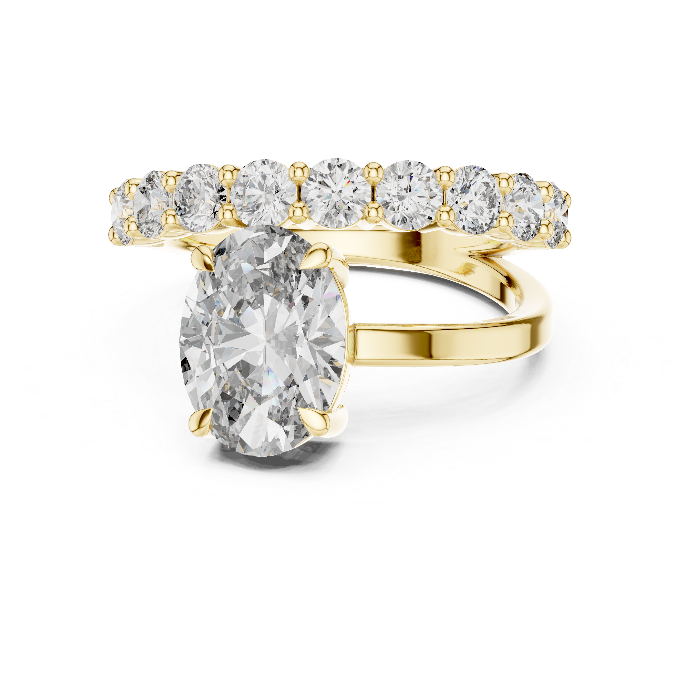 Lyric Poem lab grown diamond ring