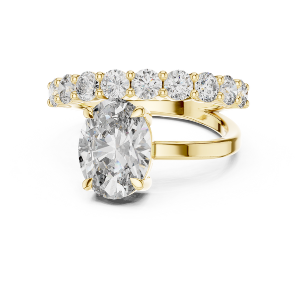 Lyric Poem lab grown diamond ring