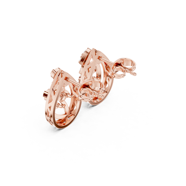Oceanic Breeze Lab Grown Diamond Earrings Accents