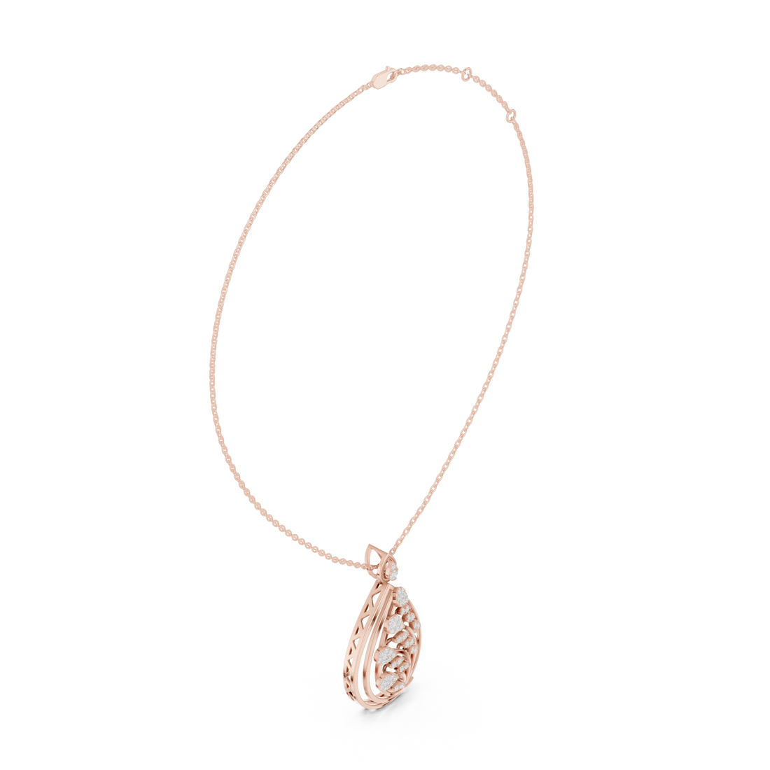 Dewdrop Sparkle Lab Grown Diamond Luxury Pendant