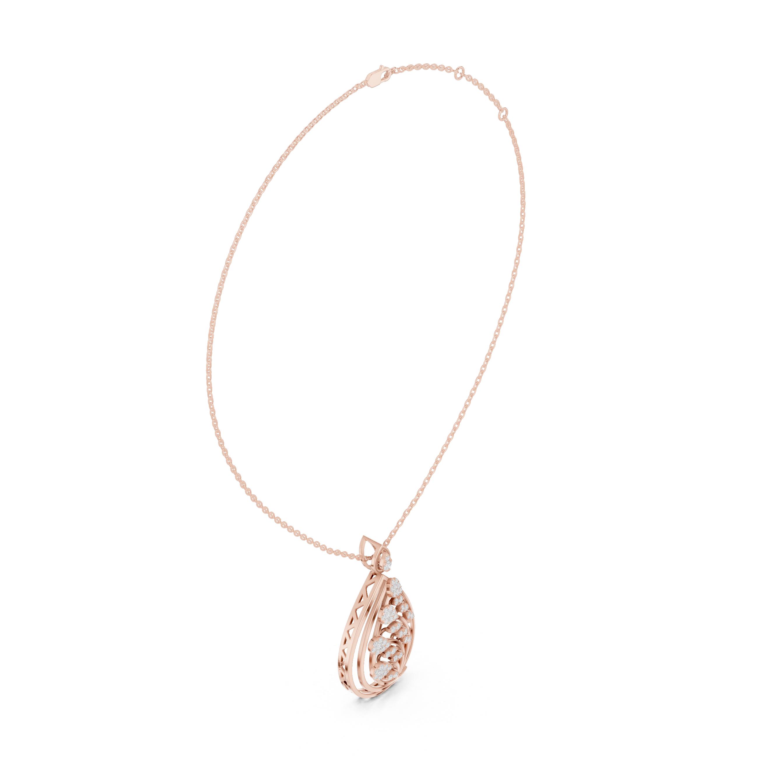 Dewdrop Sparkle Lab Grown Diamond Luxury Pendant