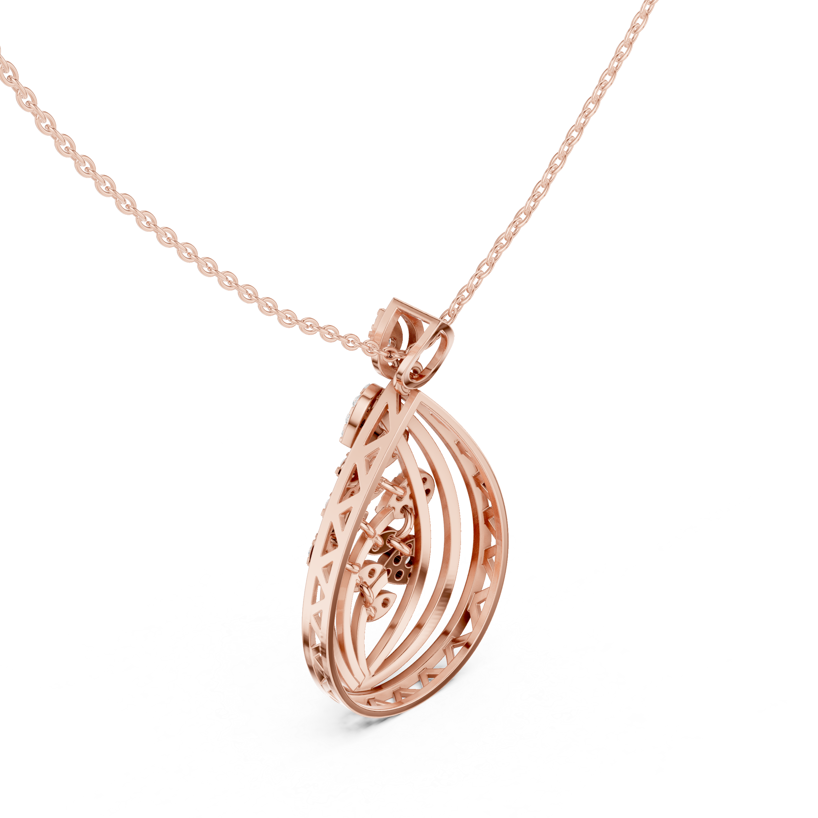 Dewdrop Sparkle Lab Grown Diamond Luxury Pendant