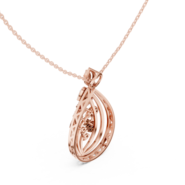 Dewdrop Sparkle Lab Grown Diamond Luxury Pendant