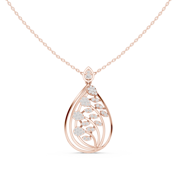 Dewdrop Sparkle Lab Grown Diamond Luxury Pendant