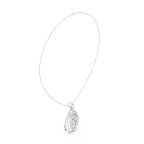 Dewdrop Sparkle Lab Grown Diamond Luxury Pendant