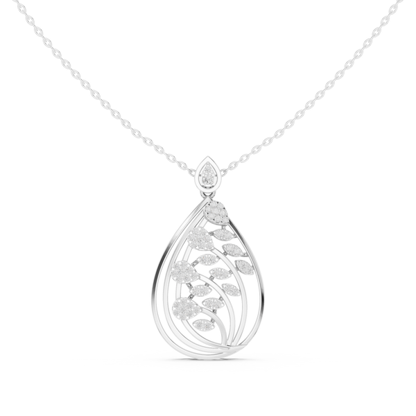Dewdrop Sparkle Lab Grown Diamond Luxury Pendant