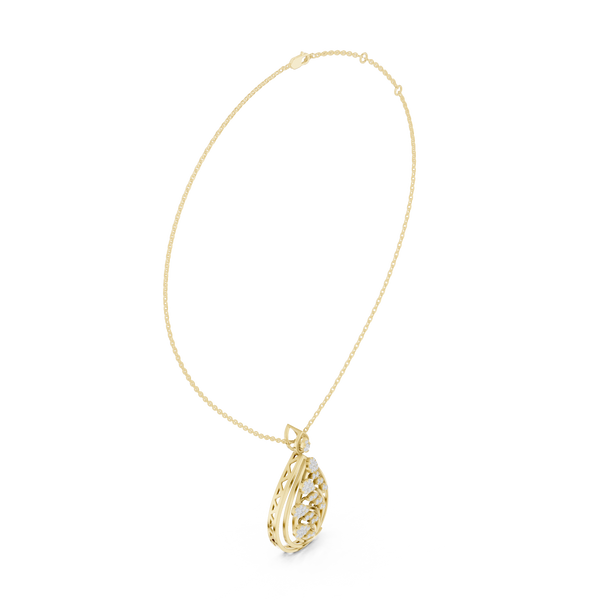 Dewdrop Sparkle Lab Grown Diamond Luxury Pendant