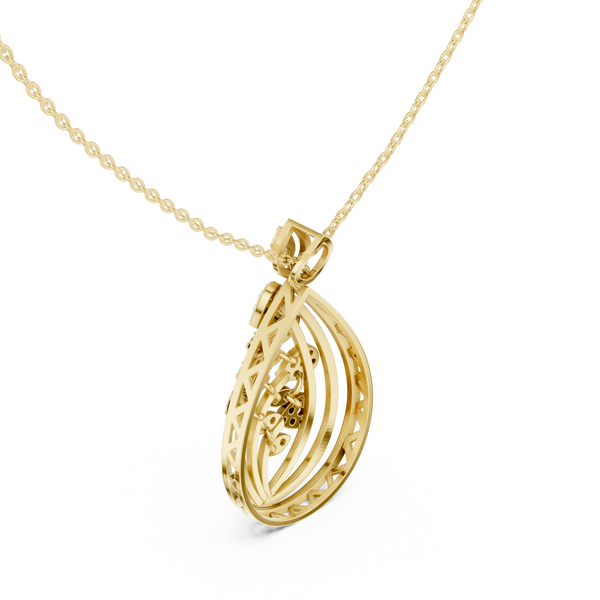 Dewdrop Sparkle Lab Grown Diamond Luxury Pendant