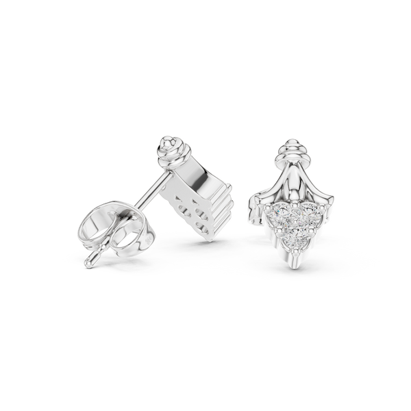 Vast Ocean lab grown diamond earring design
