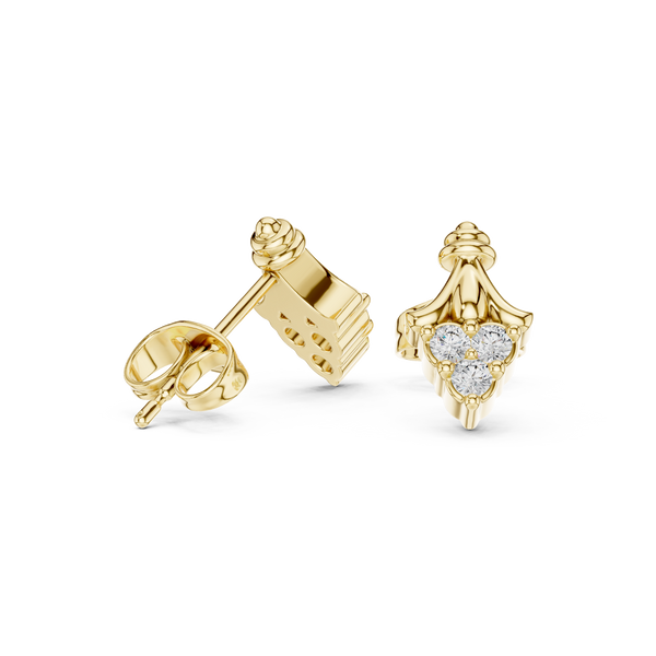 Vast Ocean lab grown diamond earring design