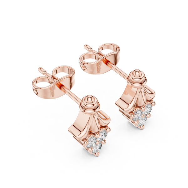 Vast Ocean lab grown diamond earring design
