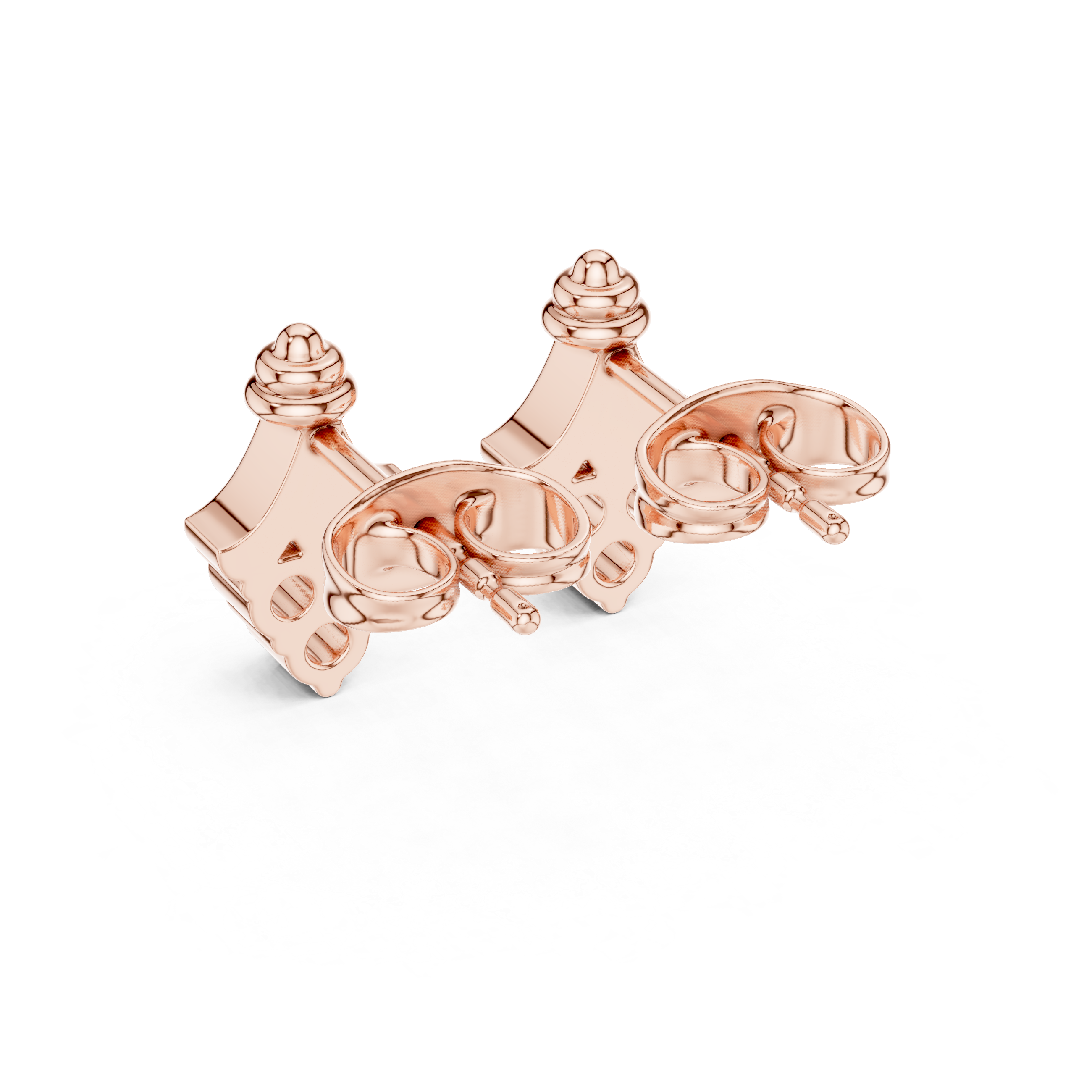 Vast Ocean lab grown diamond earring design
