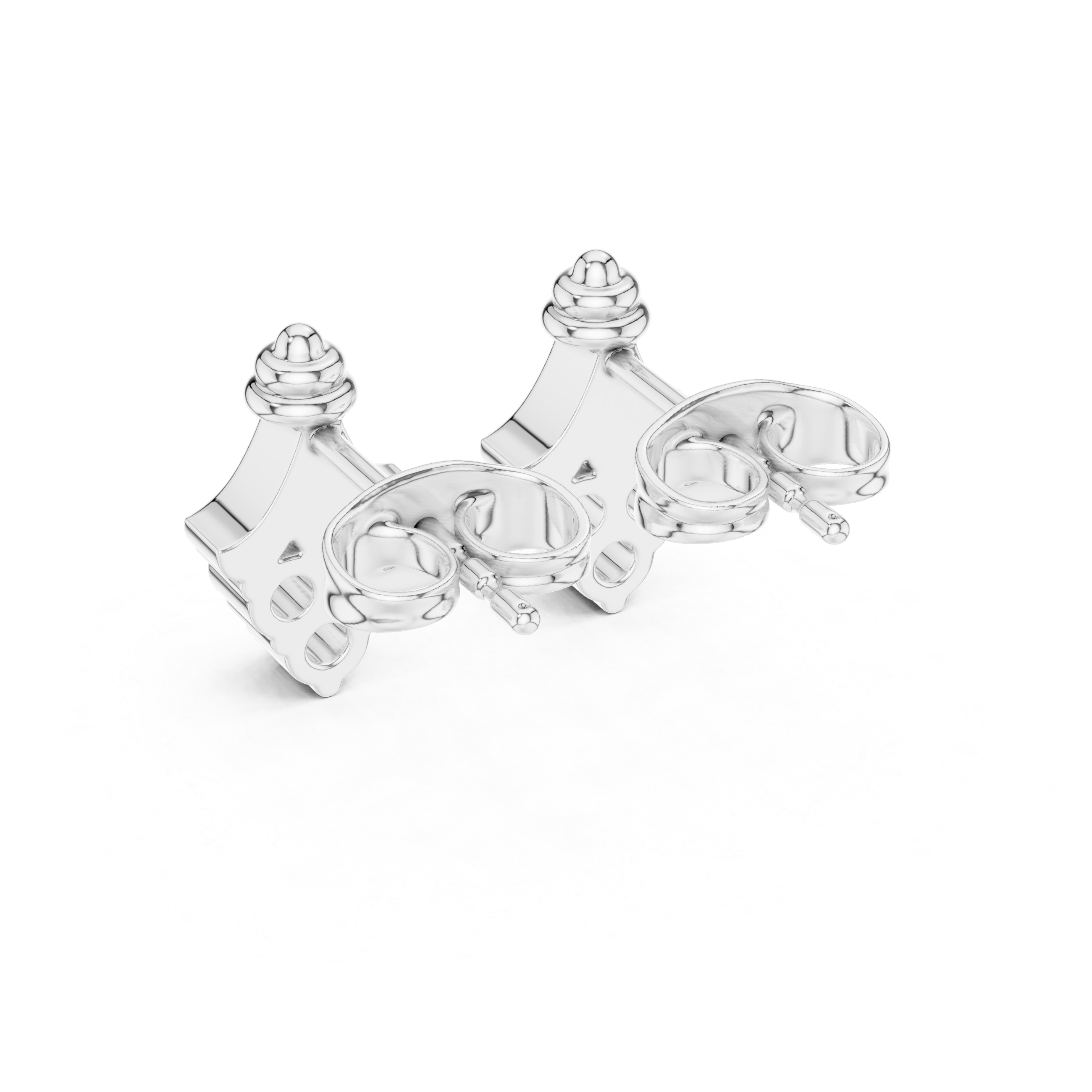 Vast Ocean lab grown diamond earring design
