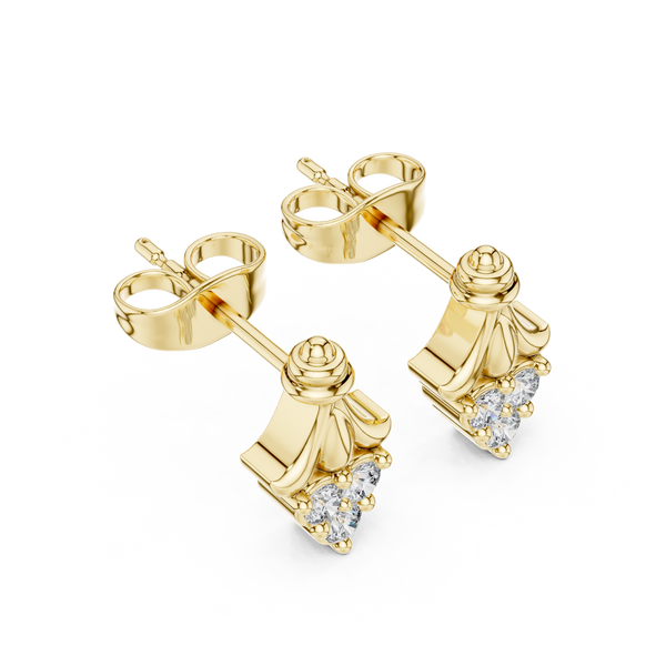 Vast Ocean lab grown diamond earring design