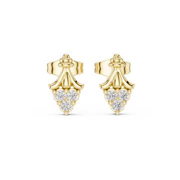 Vast Ocean lab grown diamond earring design