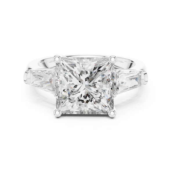 Lace Pattern lab grown diamond ring