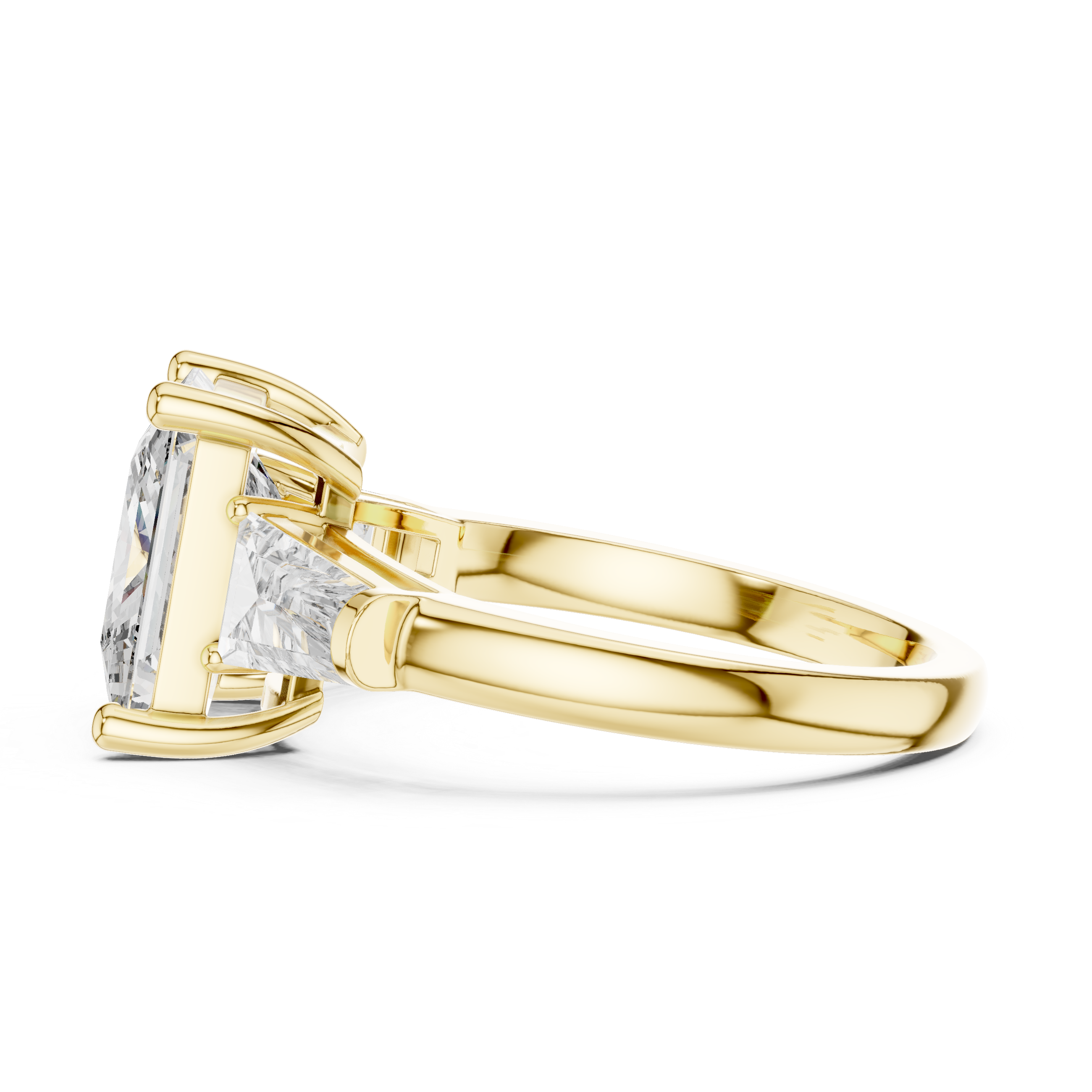 Lace Pattern lab grown diamond ring