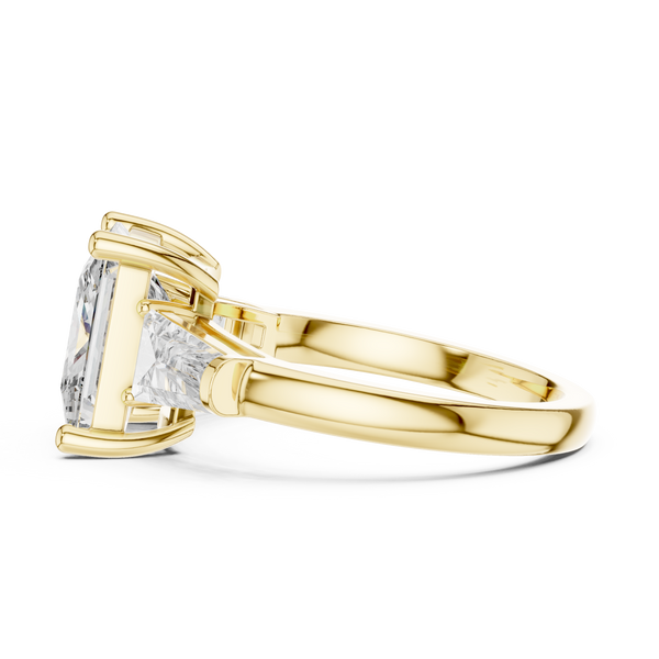 Lace Pattern lab grown diamond ring